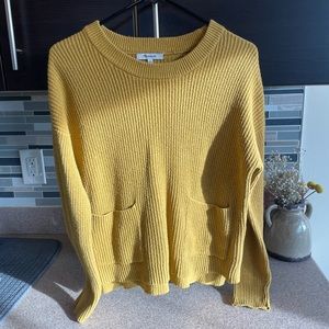 Madewell / S Gold/Mustard Knit Sweater